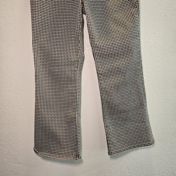 Madewell Houndstooth Kickout Ankle Crop Pants Size 30 Stretch - Picture 16 of 16